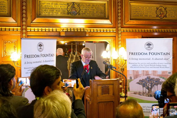 Capturing History: The Freedom Fountain Launch in Westminster 1